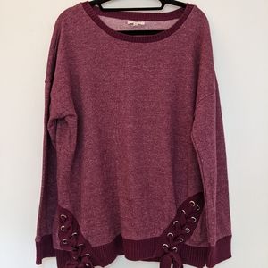 Maurice's oversized tunic sweater size large